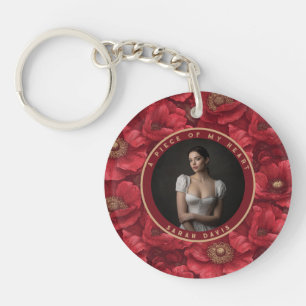 Porte-clefs Cadeau de sympathie inspiré de la nature Anémones