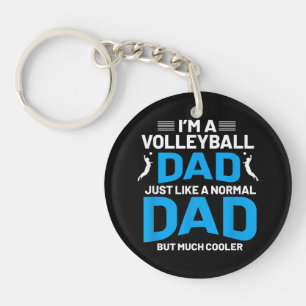 Porte-clefs Cadeau De Volley-Ball Mignonne Pour Les Pères Et L
