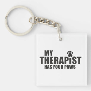 Porte-clefs Cadeau drôle pour maman ou papa de chien ! Mon thé