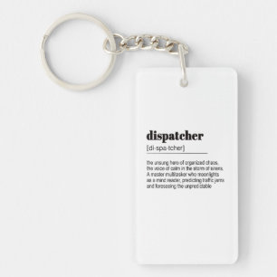 Porte-clefs Cadeau du répartiteur, police