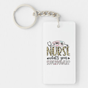 Porte-clefs Cadeau infirmière Fière superinfirmière