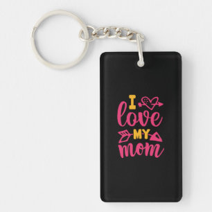 Porte-clefs Cadeau infirmière   I Love My Mom