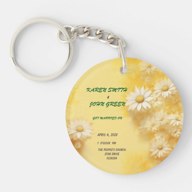 PORTE-CLEFS CADEAU MARIAGE - PORTE - CLÉ (Devant)