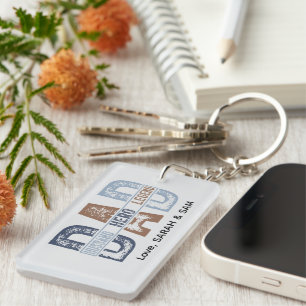 Porte-clefs Cadeau Papa Mari Héros Légende