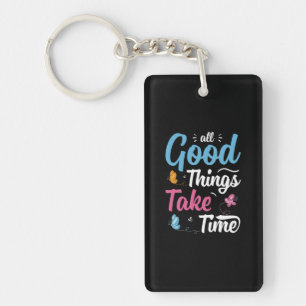 Porte-clefs Cadeau Papillon Toutes les bonnes choses prennen