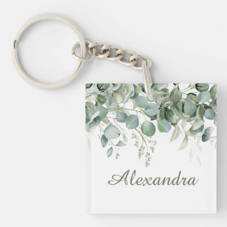 Porte-clefs Cadeau personnalisé de demoiselle d'honneur à fleu