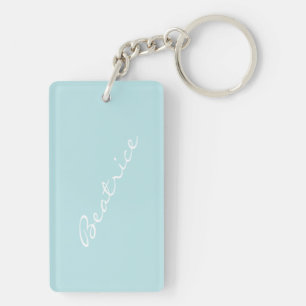 Porte-clefs Cadeau personnalisé de demoiselle d'honneur bleu c