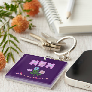 Porte-clefs Cadeau personnalisé de la fête des mères