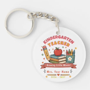 Porte-clefs Cadeau personnalisé pour enseignant de maternelle