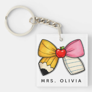 Porte-clefs Cadeau personnalisé pour enseignant Enseignant p
