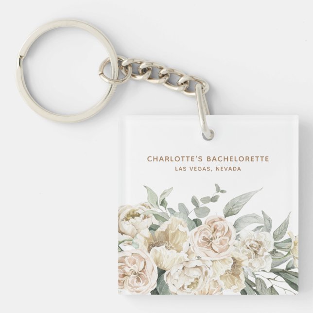 Porte-clefs Cadeau personnalisé pour la fête de Bachelorette (Devant)