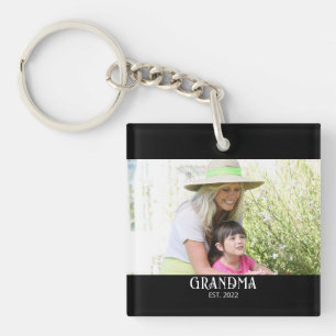 Porte-clefs Cadeau Photo de l'Arrivée de Grand-Mère