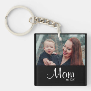 Porte-clefs Cadeau Photo de Maman
