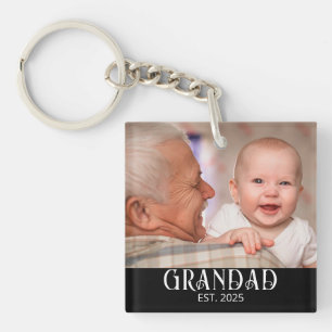 Porte-clefs Cadeau photo pour l'arrivée du papé
