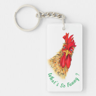 Porte-clefs Cadeau Porte - clé jouant avec Drôle Surpris Roost