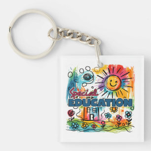 Porte-clefs Cadeau pour enseignant Éducation spécialisée