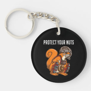 Porte-clefs Cadeau pour garçons amateurs de baseball et d'écur
