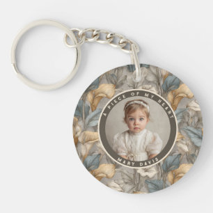 Porte-clefs Cadeau souvenir personnalisé tendance Fleurs de ca