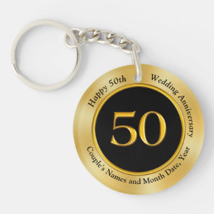 Porte-clefs Cadeaux bon marché du 50e anniversaire pour mari