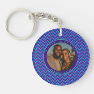 Porte-clefs Cadeaux Classiques Merci Motif Rayure