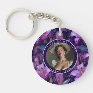 Porte-clefs Cadeaux Colorés Pour Le Mari Lys Fleur