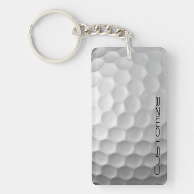 Porte-clefs Cadeaux de balles de golf personnalisés de la séri (Devant)
