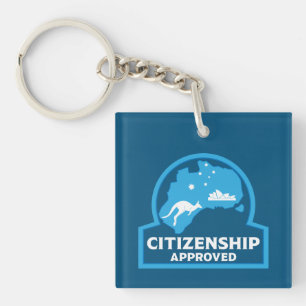 Porte-clefs Cadeaux de fête pour la citoyenneté australienne