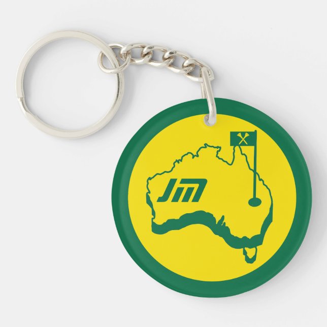 Porte-clefs Cadeaux de golf australiens (Devant)