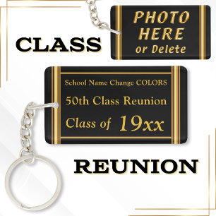 Porte-clefs Cadeaux de réunion de classe personnalisés, Réunio