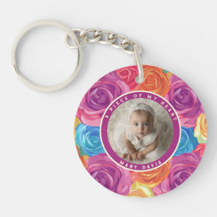 Porte-clefs Cadeaux de Saint-Valentin Intemporels Pour Rose Ph