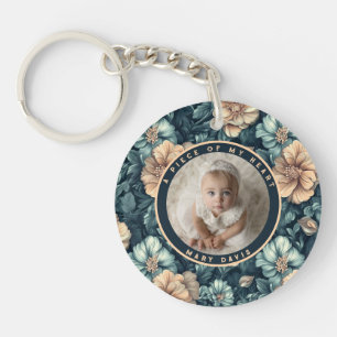 Porte-clefs Cadeaux de Saint-Valentin Intemporels Rose Personn