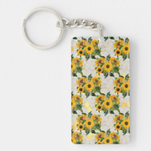 Porte-clefs Cadeaux de tournesol   Ressentez Comme Un Tourneso
