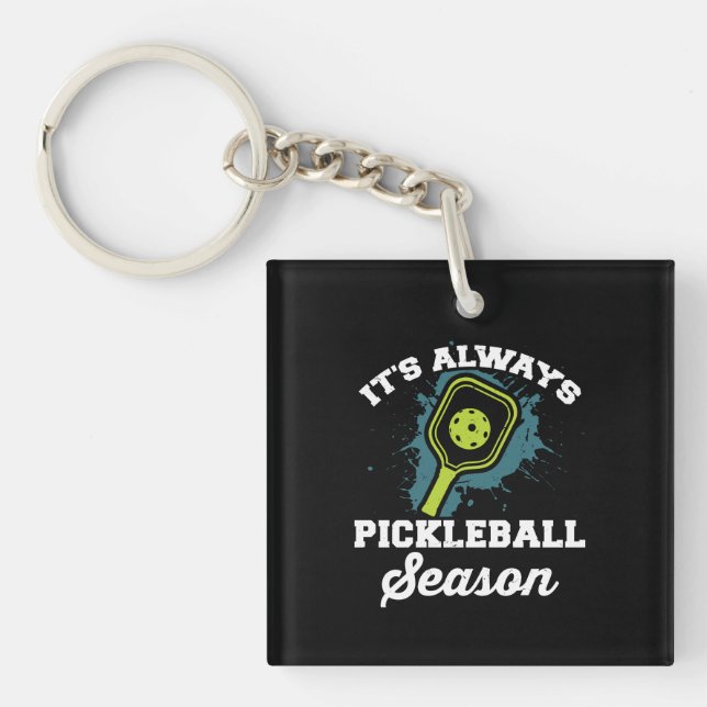 Porte-clefs Cadeaux drôles de pickleball (Devant)