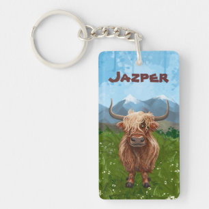 Porte-clefs Cadeaux et accessoires de vache Highland
