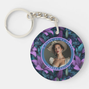 Porte-clefs Cadeaux mignons pour papa personnalisés Lilies