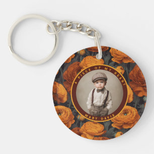 Porte-clefs Cadeaux Naturels d'Anniversaire Pour Papa Photo Ra
