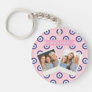Porte-clefs Cadeaux Personnalisés avec Motif d'Oeil Maléfique 