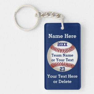 Porte-clefs Cadeaux personnalisés de base-ball pour la zone d