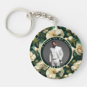 Porte-clefs Cadeaux uniques et audacieux Gardenias Fleur