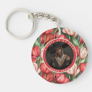 Porte-clefs Cadeaux uniques et vibrants pour hommes - Tulipe p