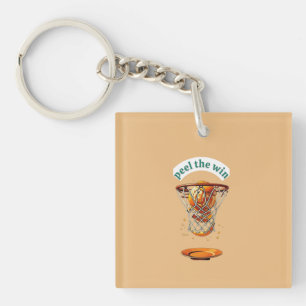 Porte-clefs Cadeaux uniques pour amateur de basket-ball pèlent