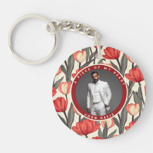 Porte-clefs Cadeaux uniques pour père photo personnalisée Tuli