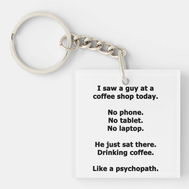 Porte-clefs Café (Devant)