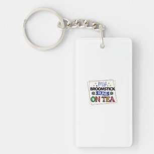 Porte-clefs Café Art My Broomstick Joue Sur Thé
