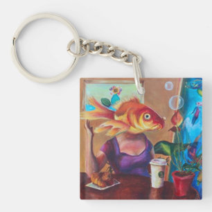 Porte-clefs Café de la série Ladyfish