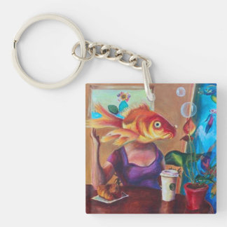Porte-clefs Café de la série Ladyfish