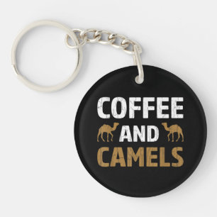 Porte-clefs Café et chameaux drôle chameau amateur d'animaux g