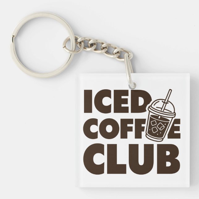 Porte-clefs Café glacé (Devant)