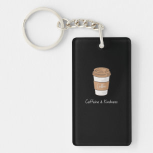 Porte-clefs Caféine et gentillesse