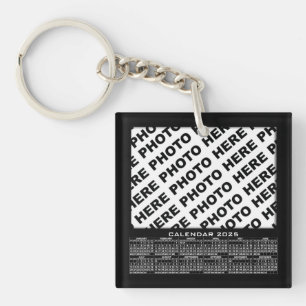 Porte-clefs Calendrier 2025 Ajouter 3 Photos Porte - clé